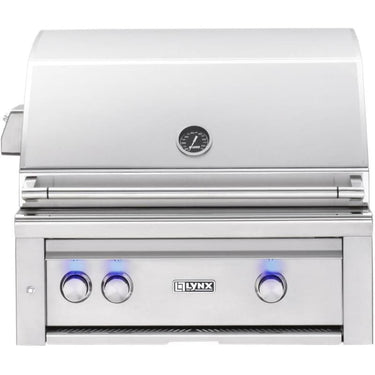 Lynx Professional 30-Inch Built-In All Infrared Trident Natural Gas Grill With Rotisserie - L30ATR-NG